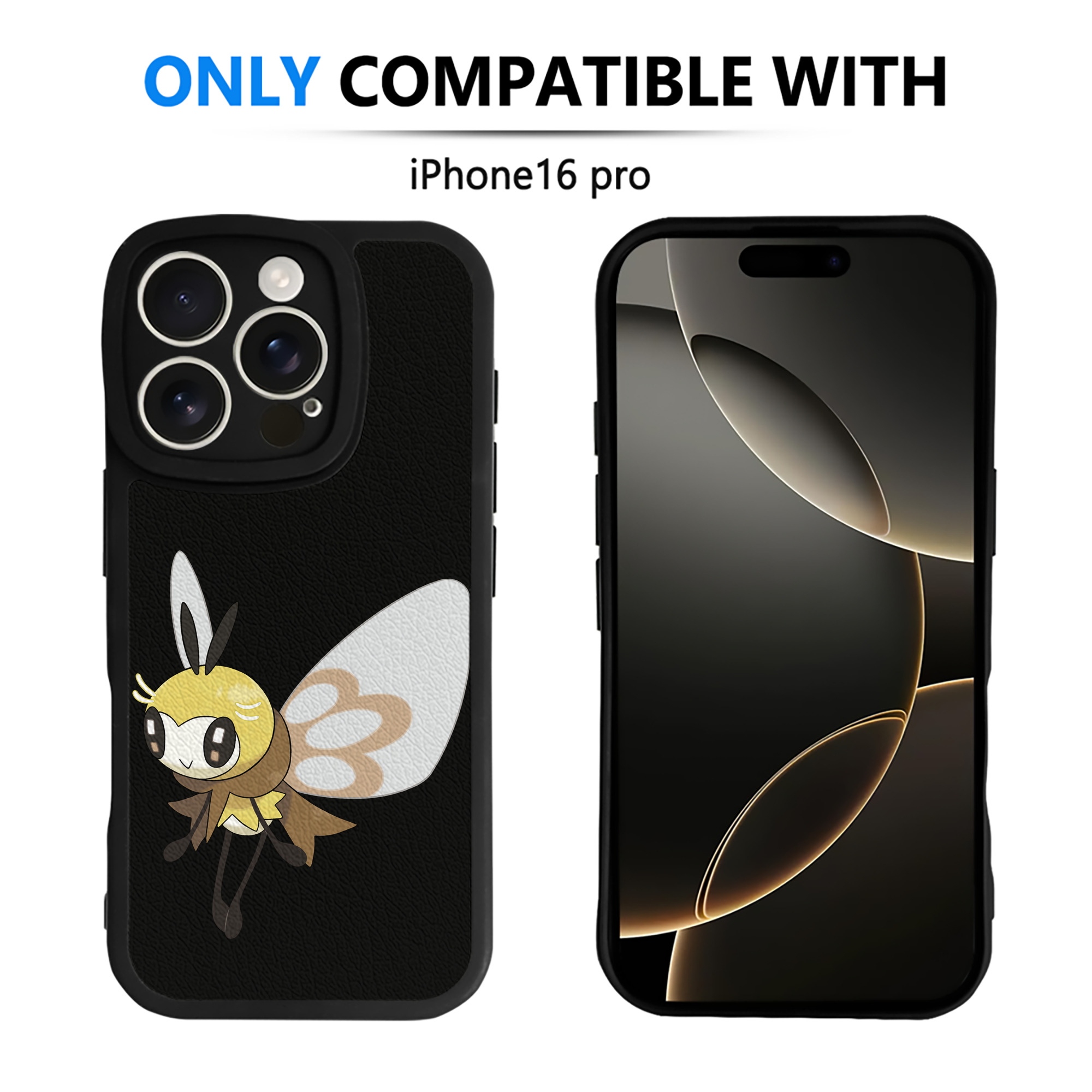（画像用） ポケットモンスター Pokémon 【iPhone 16シリーズ対応】シリコンスマホケース（レザー調） 材質：シリコン